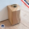 Bloque porte en chêne massif, 15 cm (env. 1 kg)