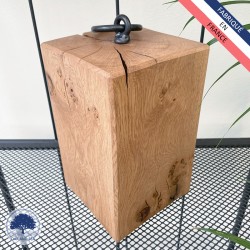 Bloque porte en chêne massif (25 cm de hauteur) / Cale porte