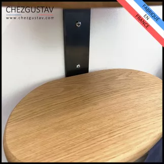 Table de chevet murale en chêne design et pratique. Livraison gratuite