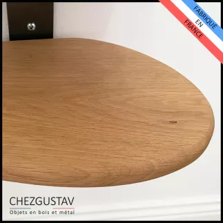Table de chevet murale en chêne design et pratique. Livraison gratuite