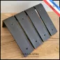 Lot de 4 équerres avec finition patine noire - Pour étagères de 18 à 23 cm - Fin de série / 2ème choix. Réf : M4-180-N