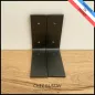 Lot de 2 équerres avec finition patine noire - Pour étagères de 13 à 18 cm - Fin de série / 2ème choix. Ref : M4-130-N