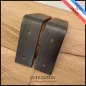 Lot de 2 équerres avec finition patine noire - Pour étagères de 13 à 18 cm - Fin de série / 2ème choix. Ref : M4-130-N