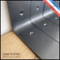 Lot de 6 équerres avec finition patine noire - Pour étagères de 28 à 33 cm - Fin de série / 2ème choix - Ref : M1-280-N